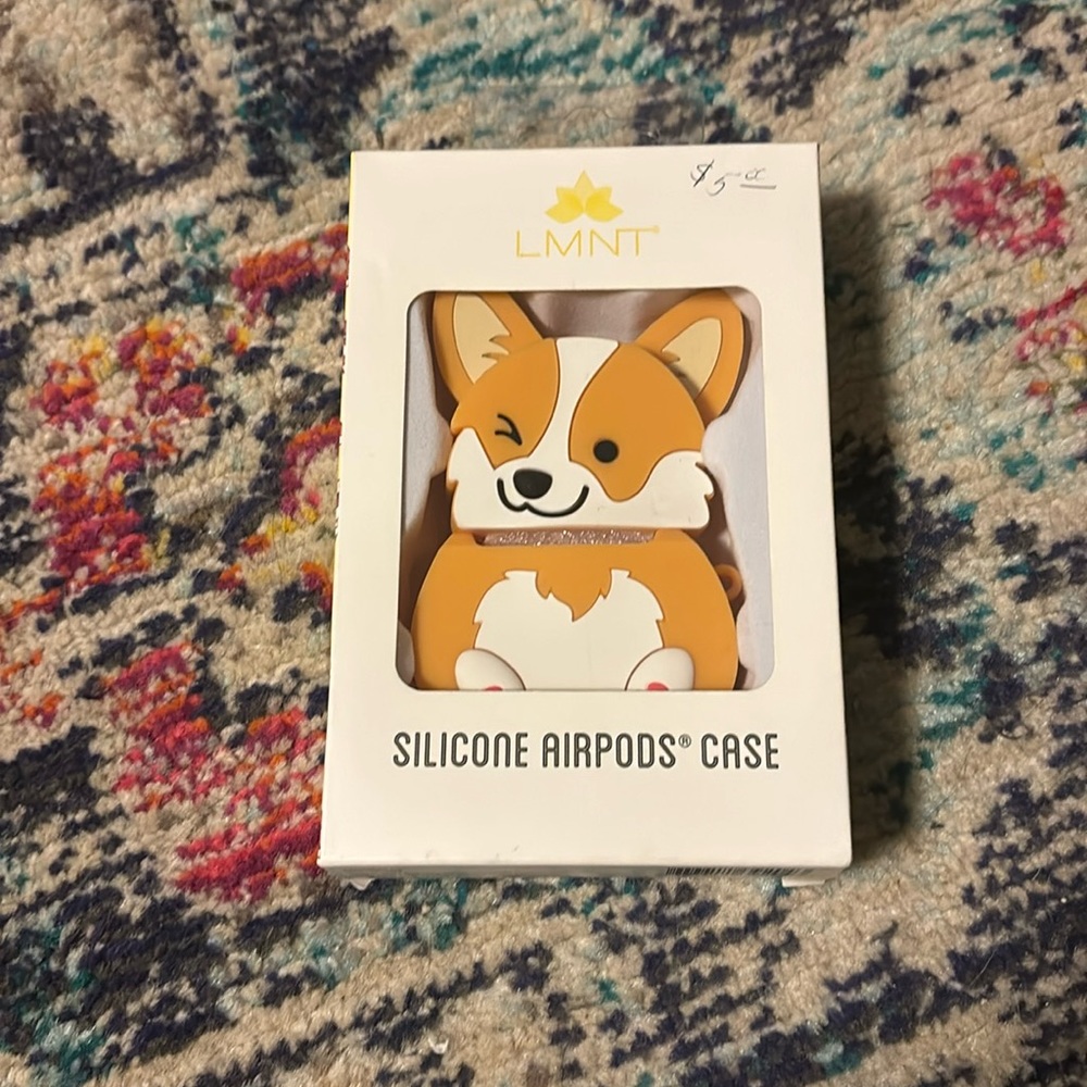 First gen. Air Pod Case; Corgi - Silicon